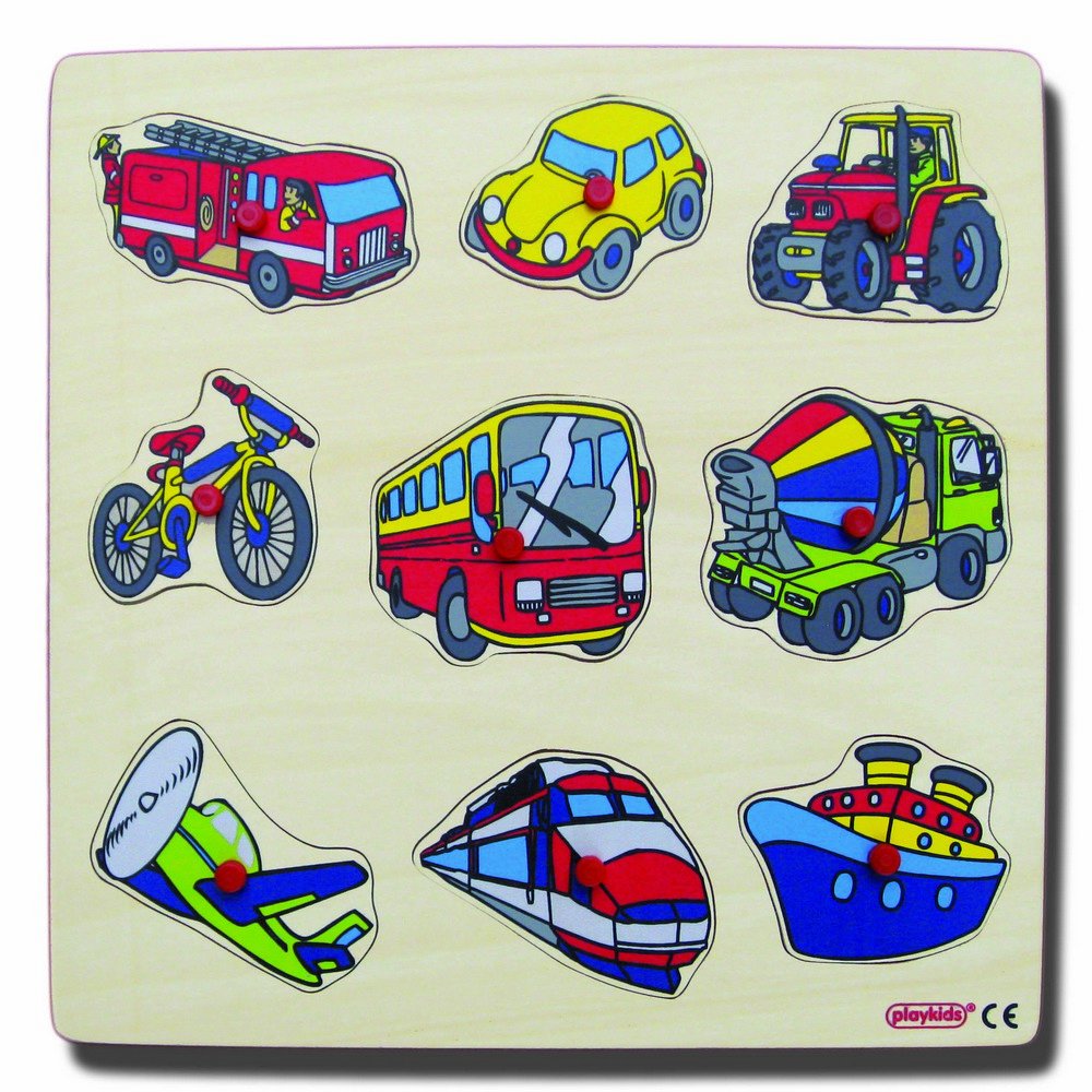 Playkids Taşıtlar (Ahşap Yapboz)