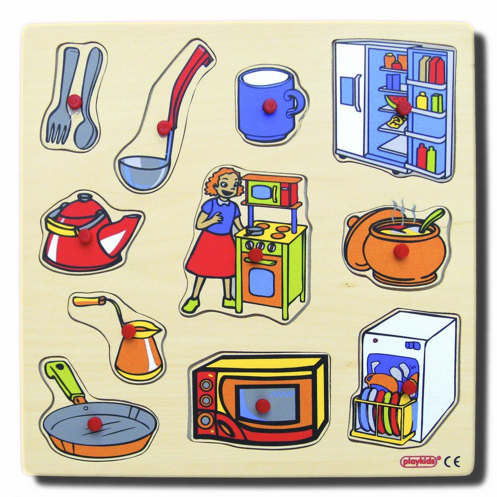 Playkids Mutfak (Ahşap Yapboz)