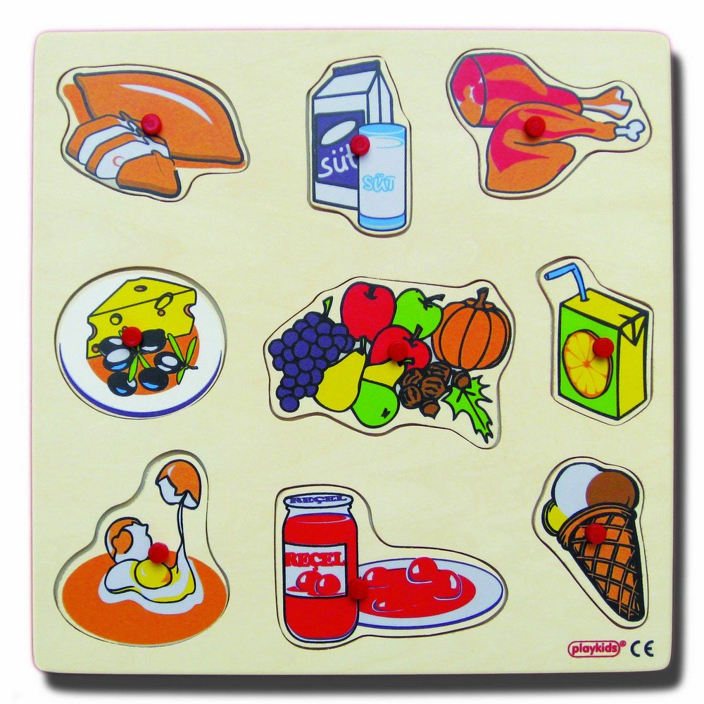 Playkids Temel Besinler (Ahşap Yapboz)