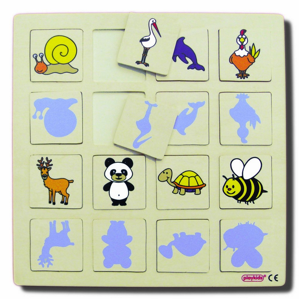 Playkids Gölge Oyunu (Ahşap Yapboz)
