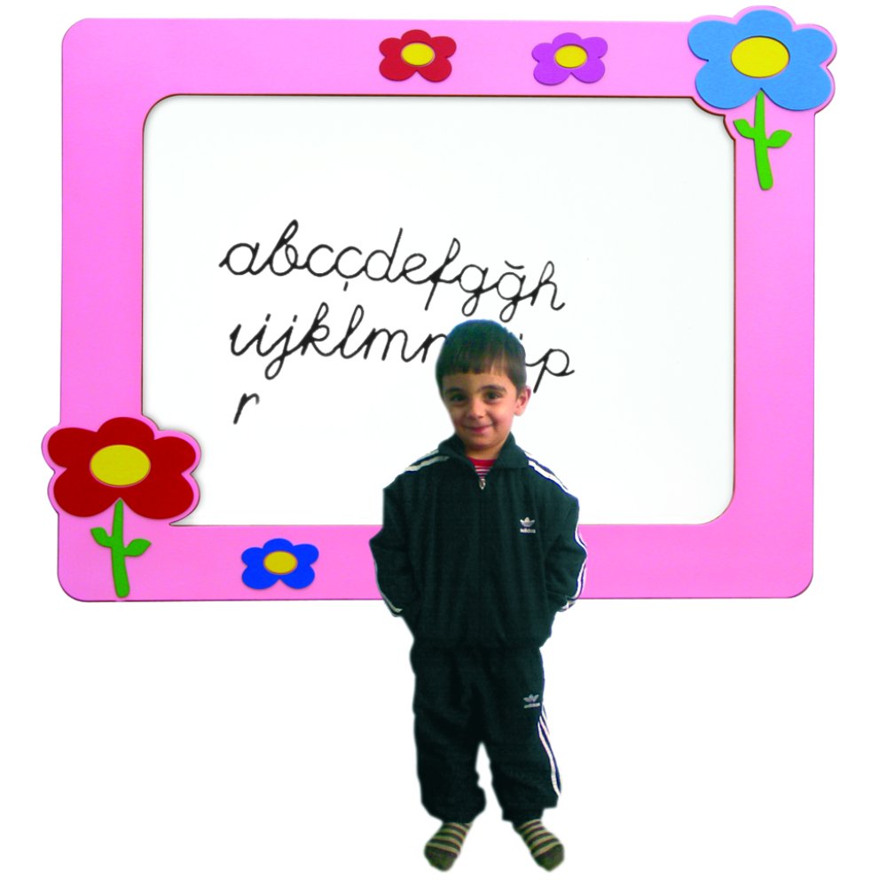 Çiçek Figürlü Yazı Tahtası