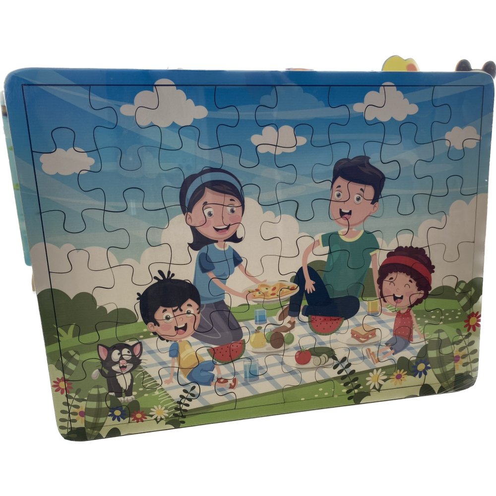 Piknik Yapıyoruz (Ahşap 48 Parça)
