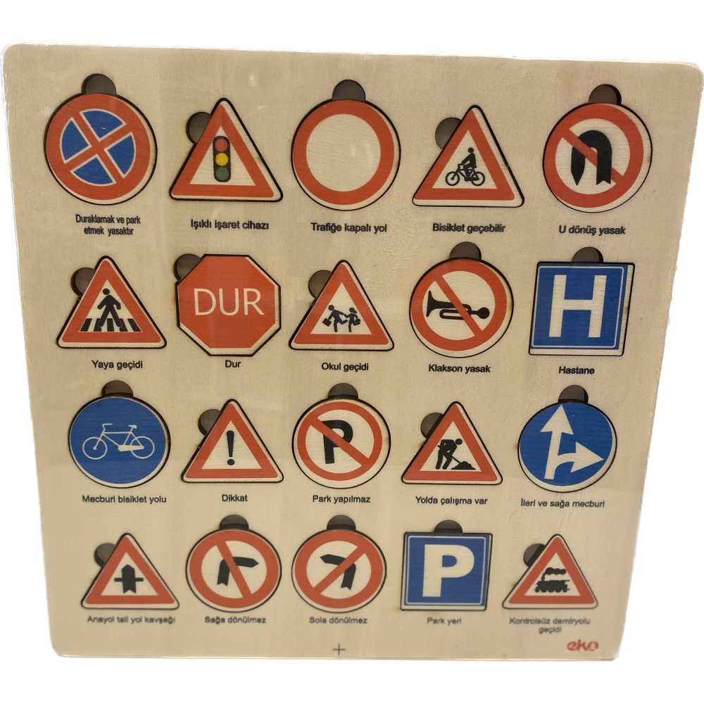 Trafik İşaretleri (Ahşap Puzzle)