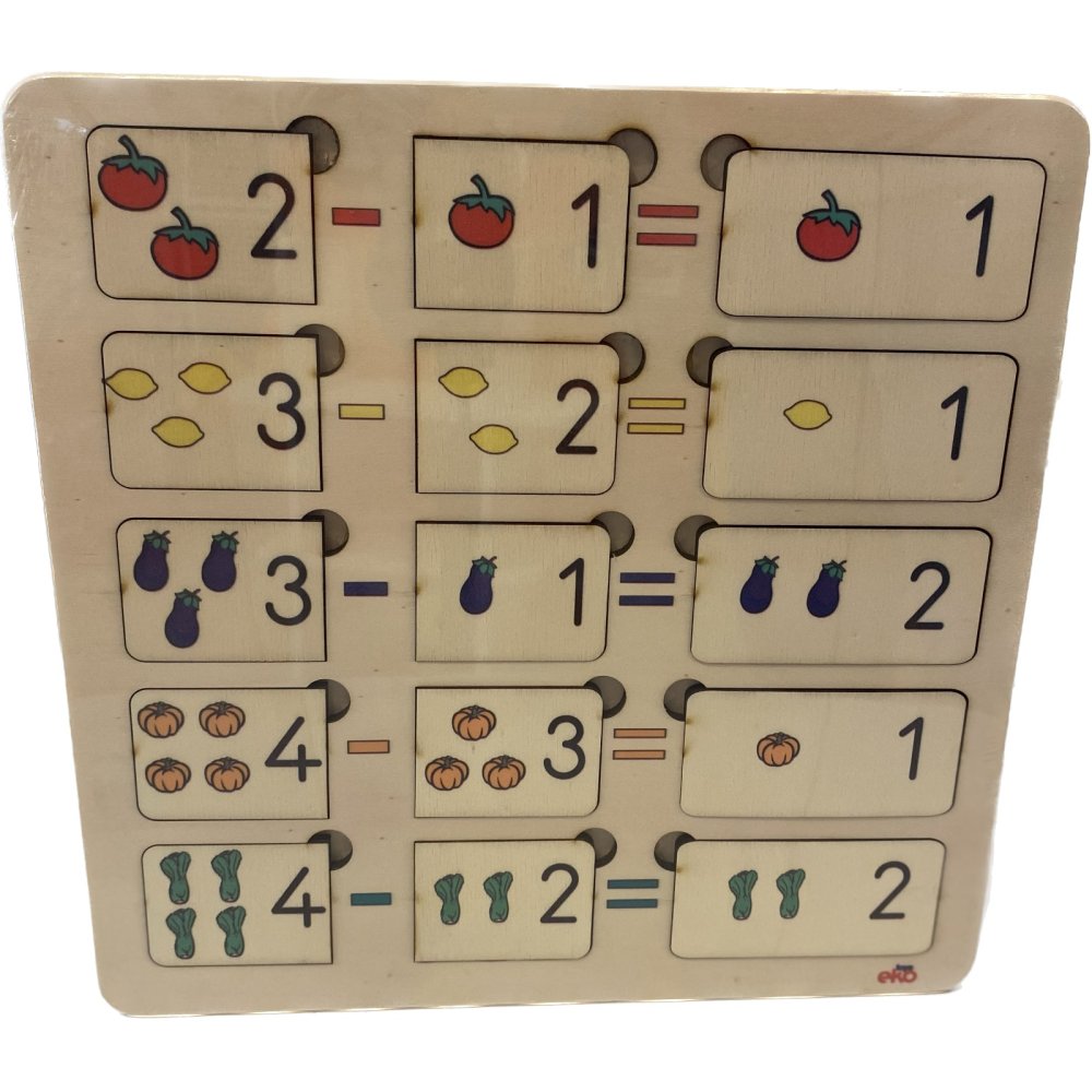 Matematik Serisi Çıkarma Puzzle